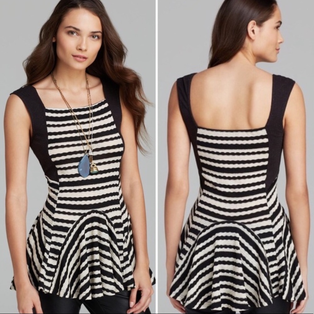 Free People Sedgwick Peplum Top